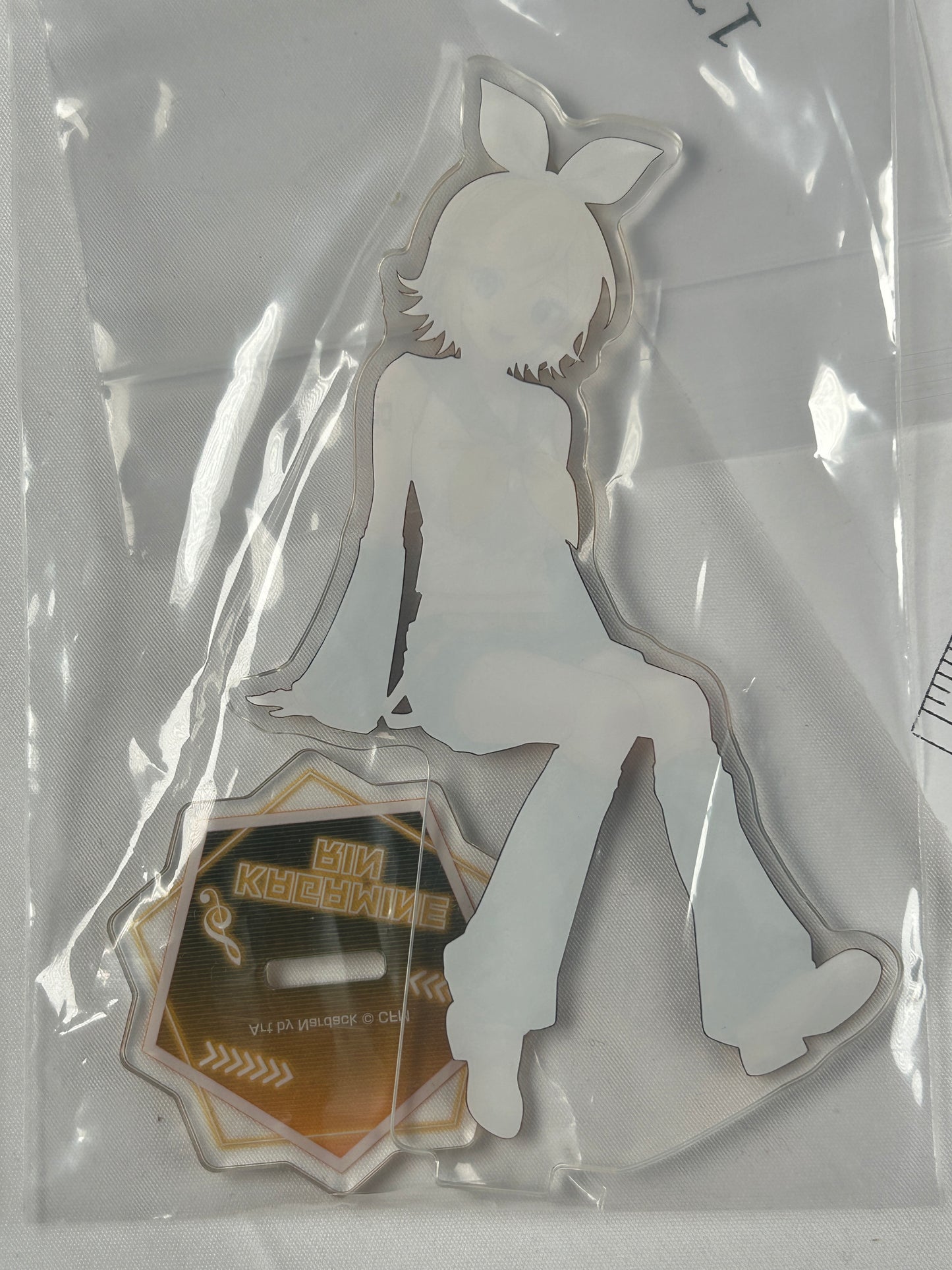 Kagamine Rin Noodle Stopper Acrylic Stand Vocaloid Furyu D Prize Fuwa Puchi