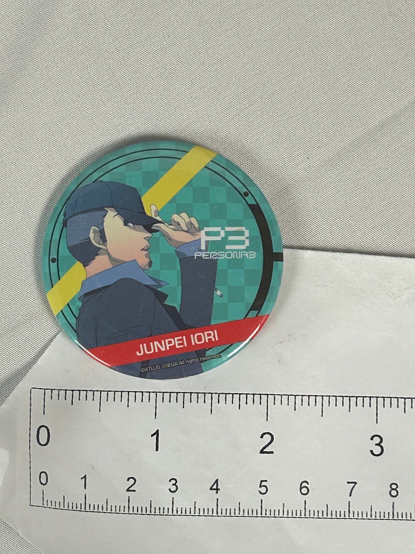 Junpei Iori Button Badge Persona 3 The Movie