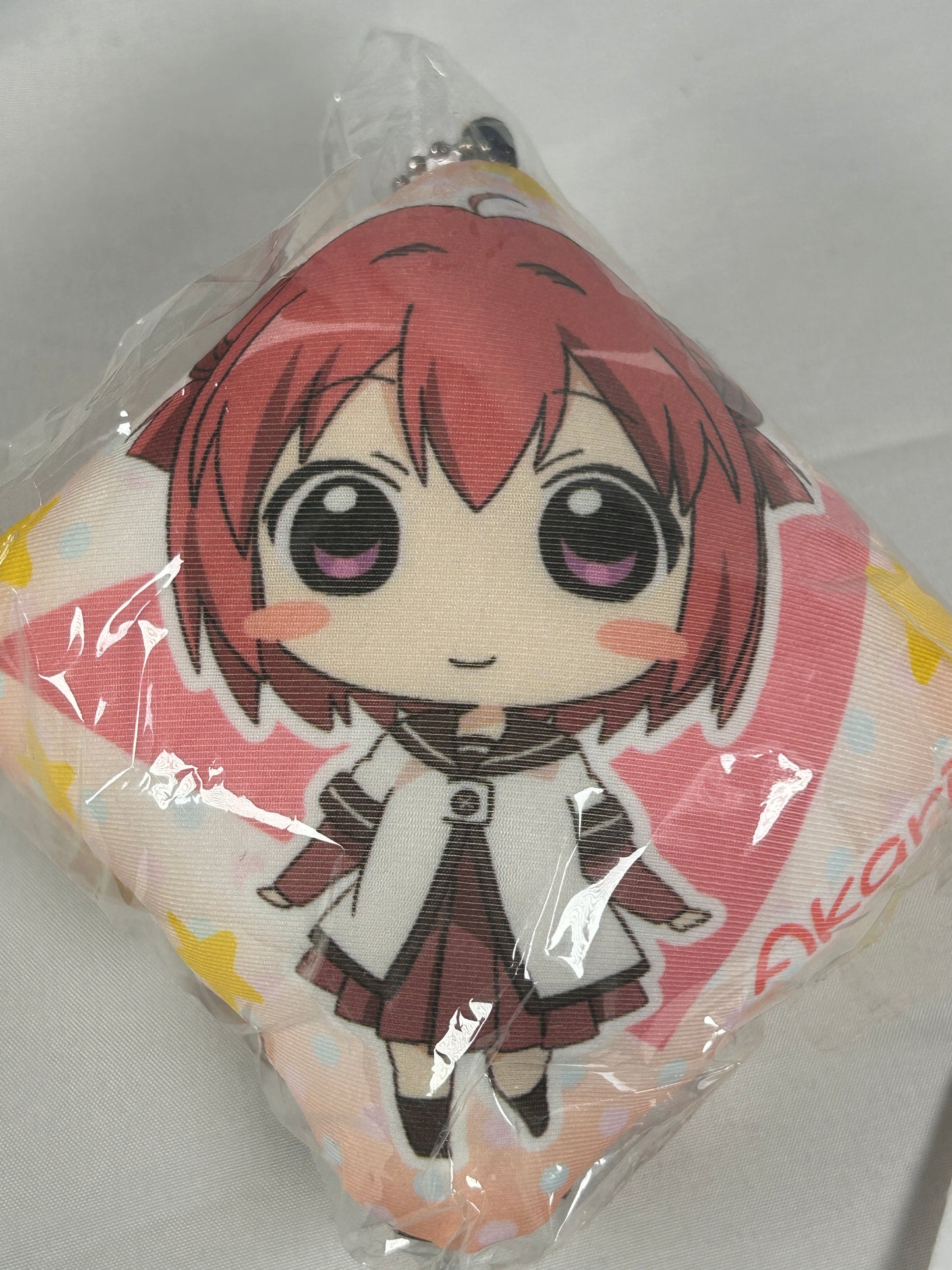 Akari Akaza Arm Pillow Cushion Key Chain Punipuni Udemakura Yuru Yuri