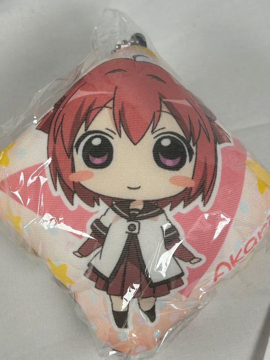 Akari Akaza Arm Pillow Cushion Key Chain Punipuni Udemakura Yuru Yuri