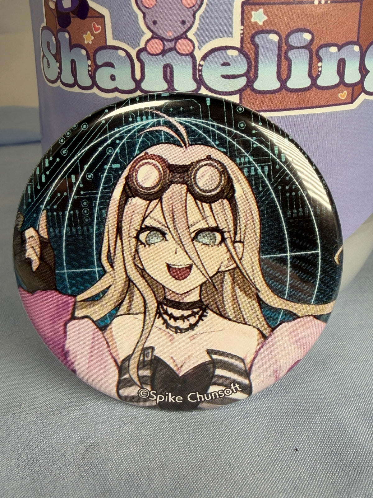 Miu Iruma Cyber Series Logic Fair Can Badge Pin Danganronpa V3