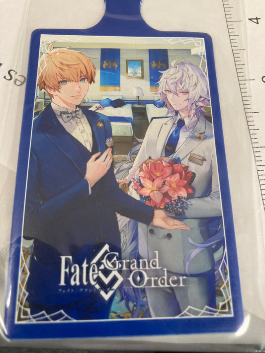 Arthur Pendragon Merlin Baggage Tag Hotel Chaldea Collab Fate Grand Order