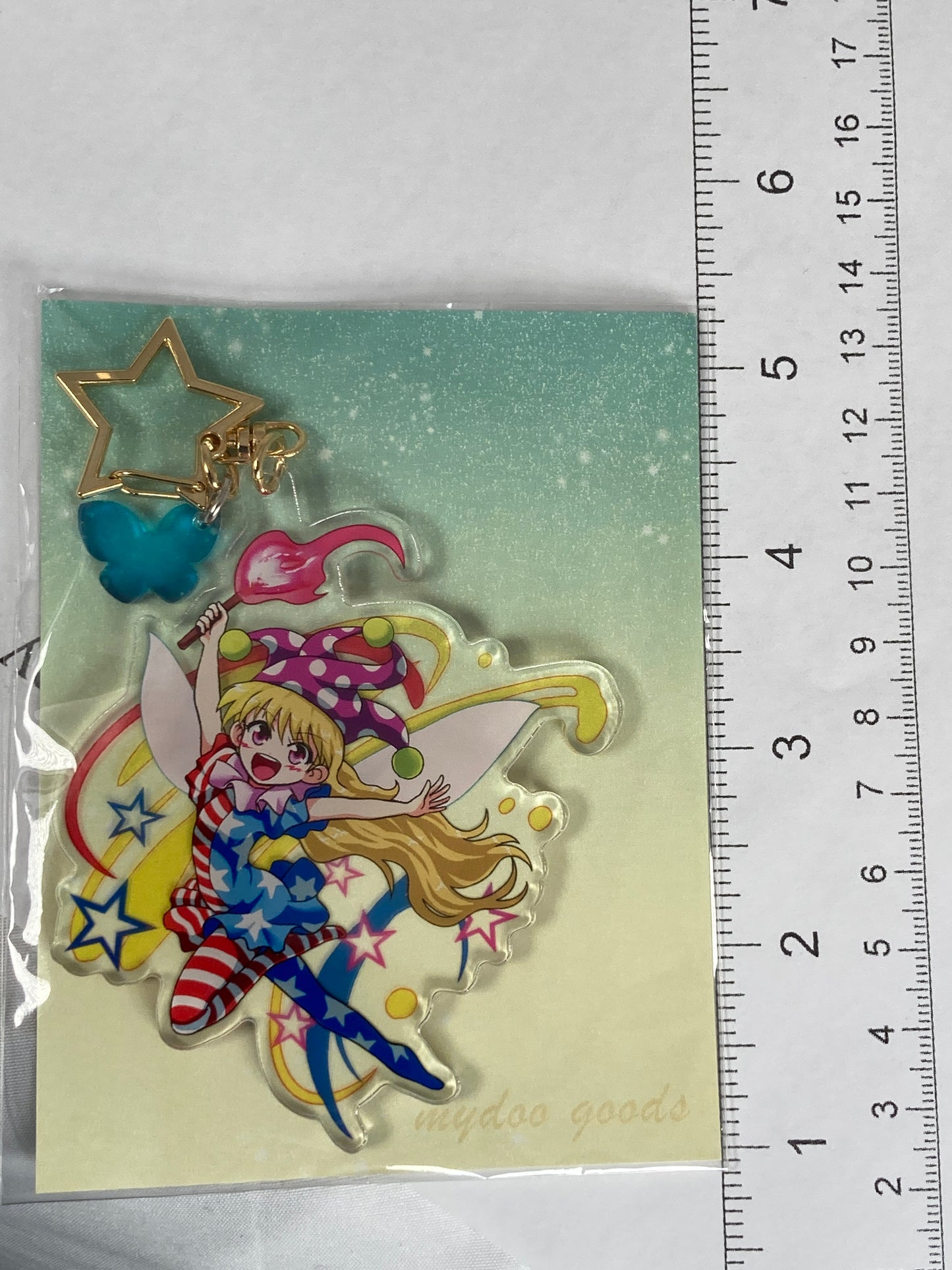 Clownpiece Star Acrylic Keychain Touhou Project mydoo
