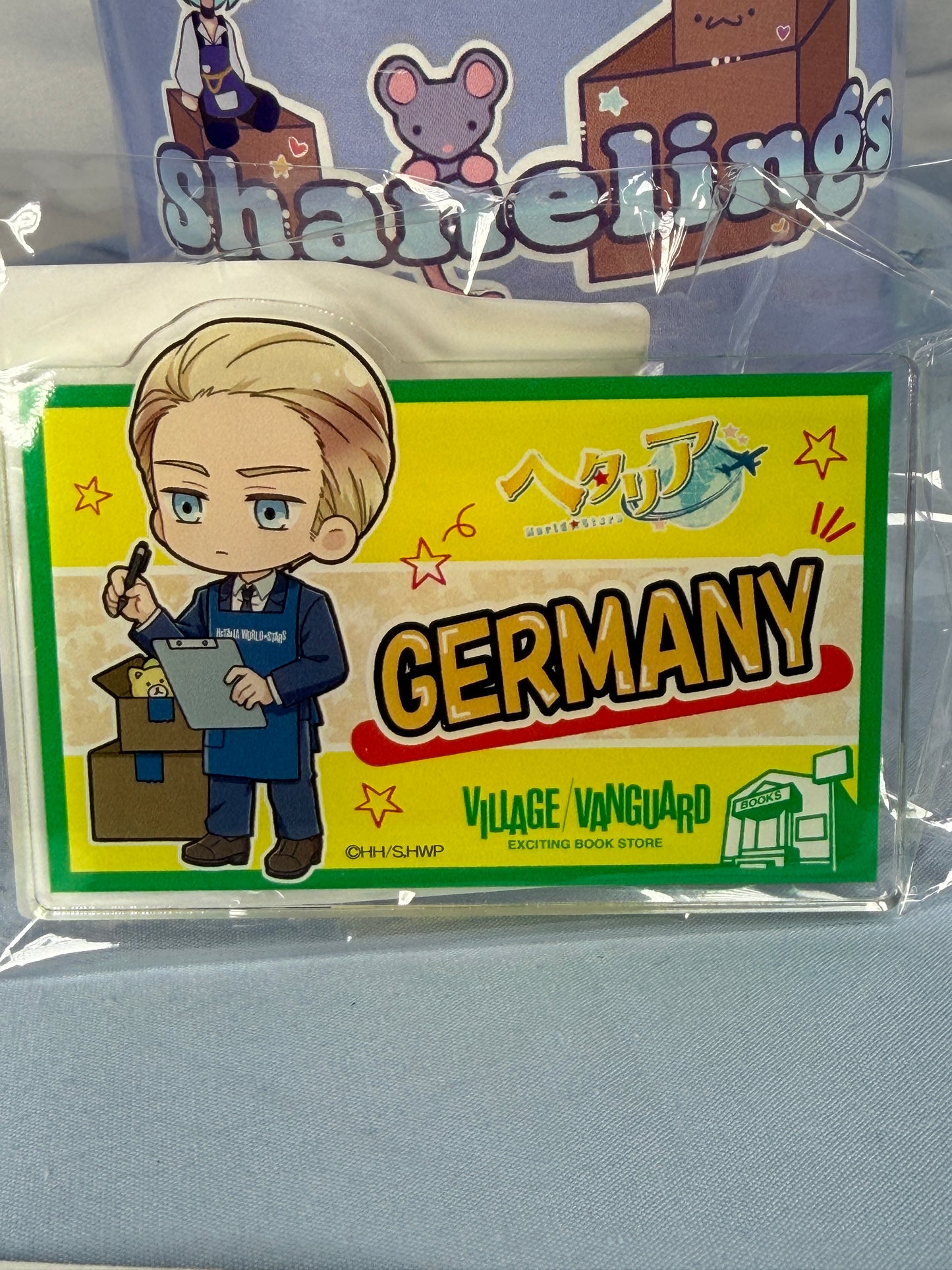 Germany Acrylic Clip Hetalia World Stars x Village Vanguard Collaboration