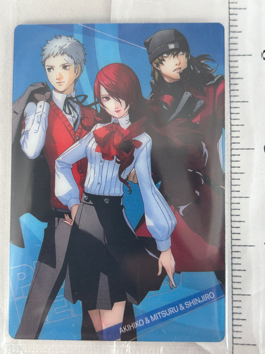 Akihiko Sanada Mitsuru Kirijo Shinjiro Aragaki Wafer Card Persona 3 Reload