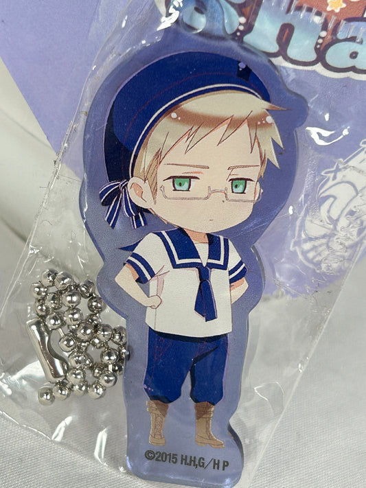 Sweden Sailor Uniform Blue Acrylic Keychain Hetalia Axis Powers