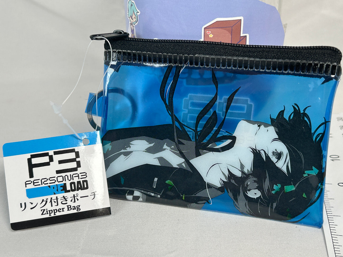 Makoto Yuki Art Plastic Pouch Blue Persona 3 Reload