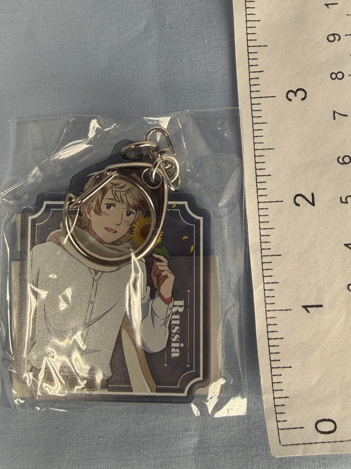 Russia Flower Shower Acrylic Keychain Hetalia World Stars Web Lottery Prize D
