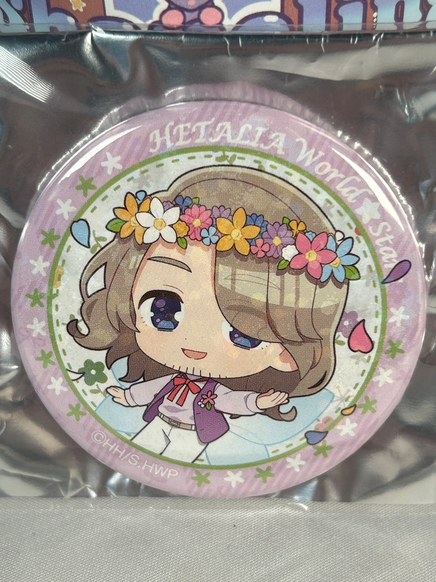 France Spring Fairy Button Badge Chara Hoppin Hetalia World Stars
