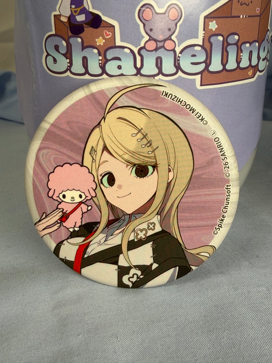 Kaede Akamatsu My Sweet Piano Can Badge Pin Danganronpa V3 x Sanrio Vol 2