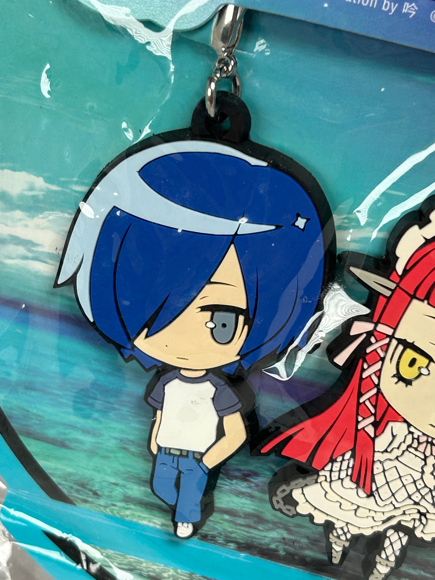 Makoto Yuki Chidori Rubber Keychain Persona 3 The Movie 2 Happy Lottery F Prize