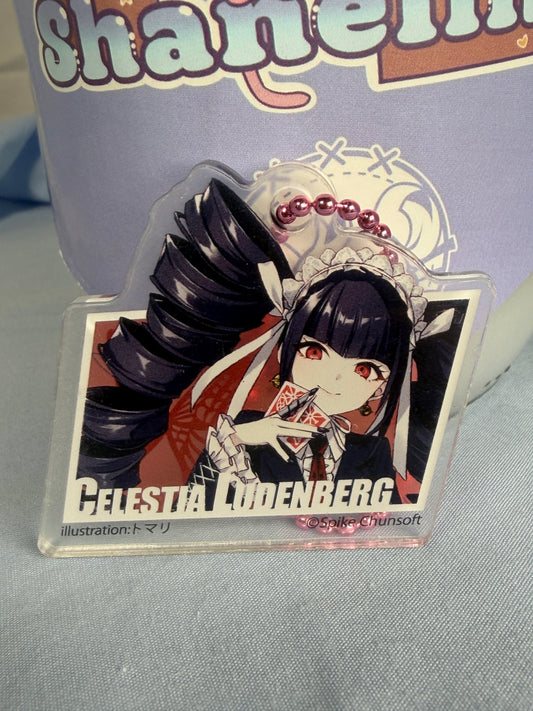 Celestia Ludenberg Acrylic Keychain Danganronpa Illustrator Collection