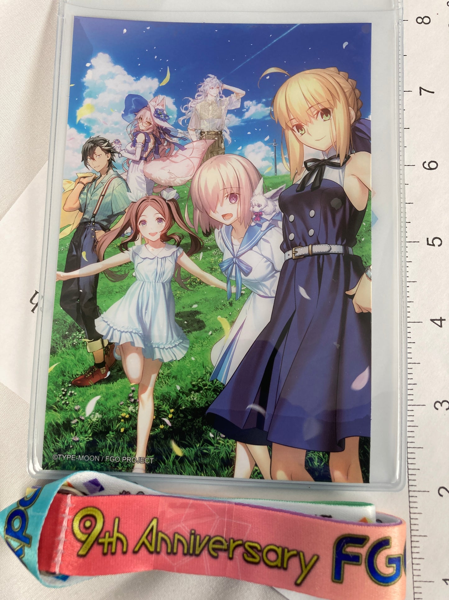 Fate Grand Order 9th Anniversary Lanyard and Pass