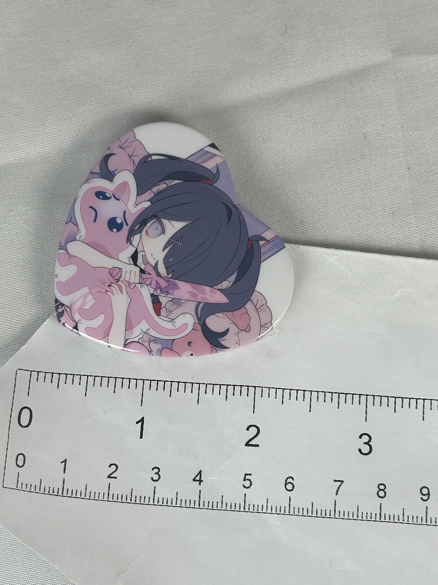 Ame-chan Heart Button Badge Needy Streamer Overload Popup