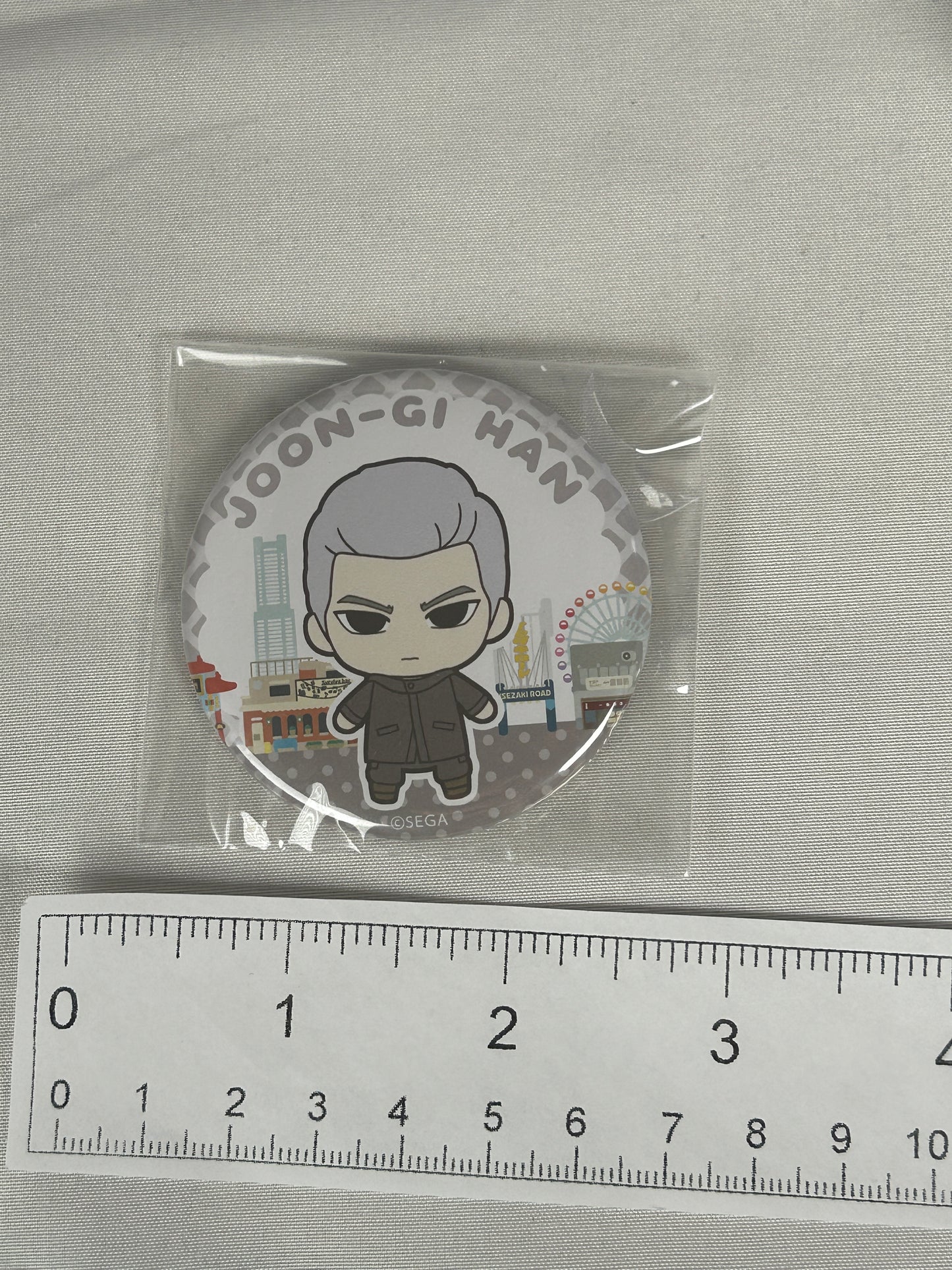 Joon-Gi Han Pin Can Badge Yakuza Like a Dragon