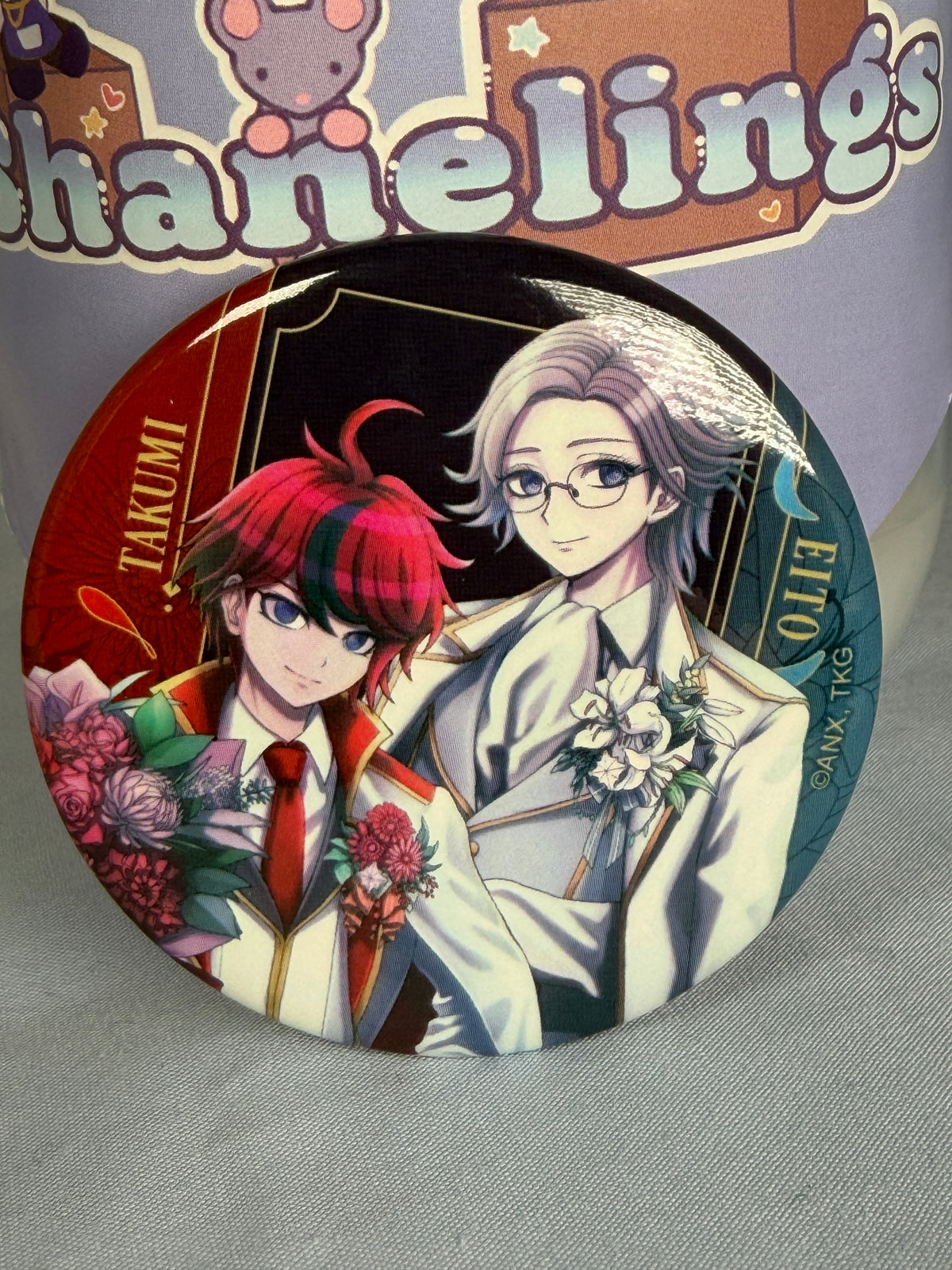Takumi Sumino Eito Aotsuki Can Badge Pin The Hundred Line First Anniversary