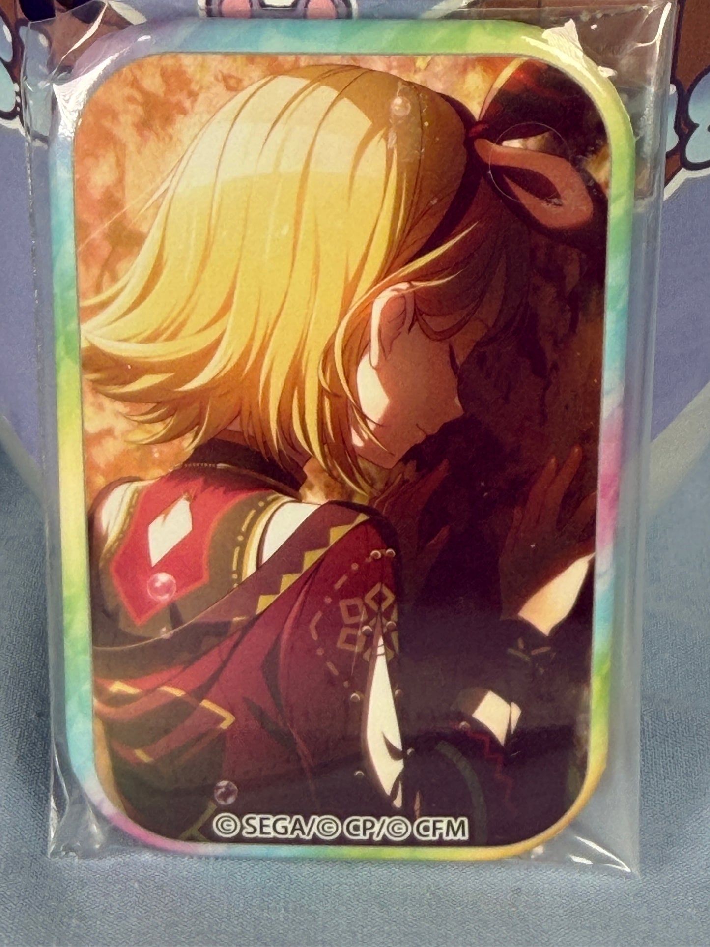 Kagamine Rin Sending My Singing Voice Can Badge Project Sekai