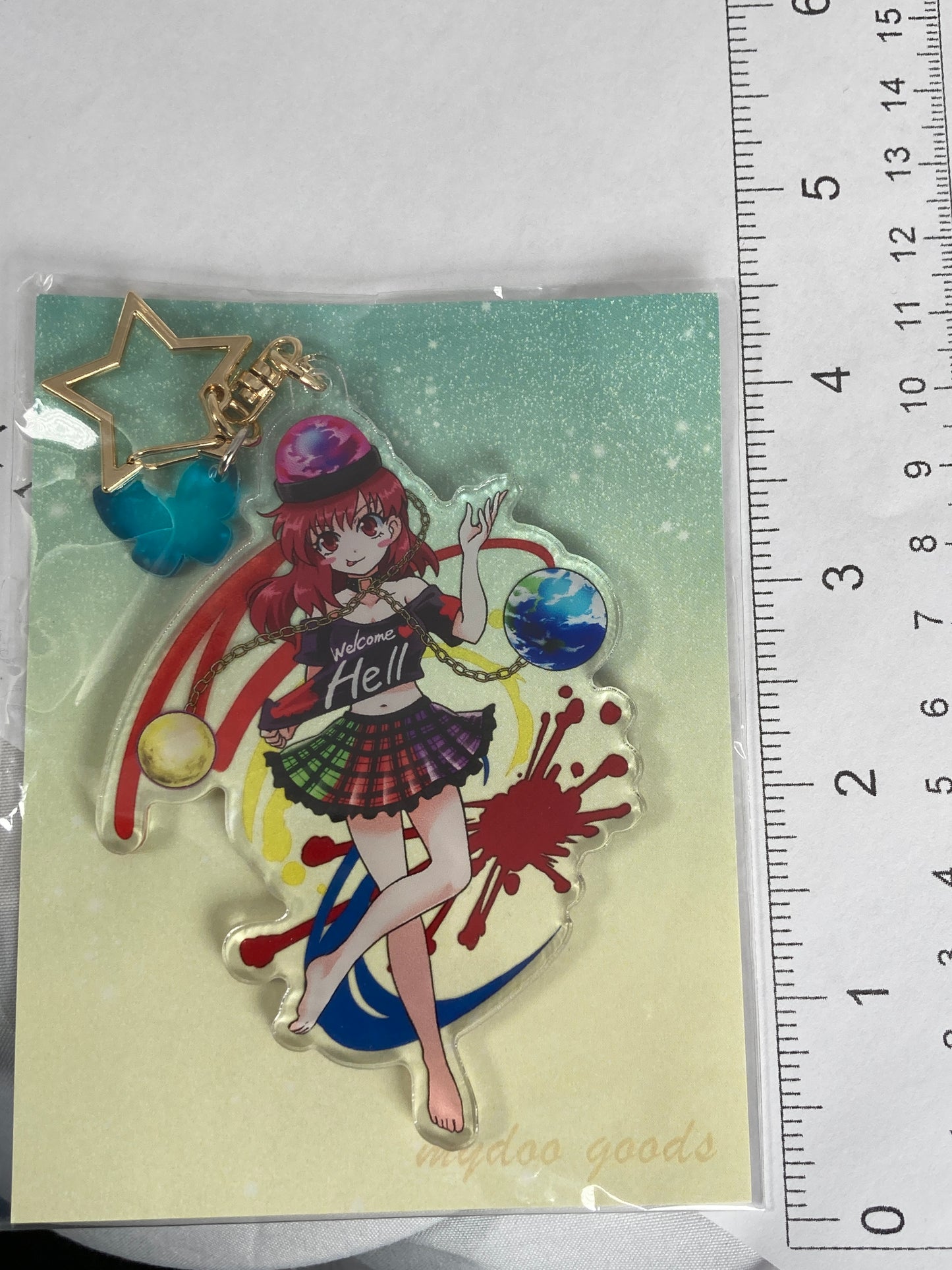 Hecatia Lapislazuli Star Acrylic Keychain Touhou Project mydoo