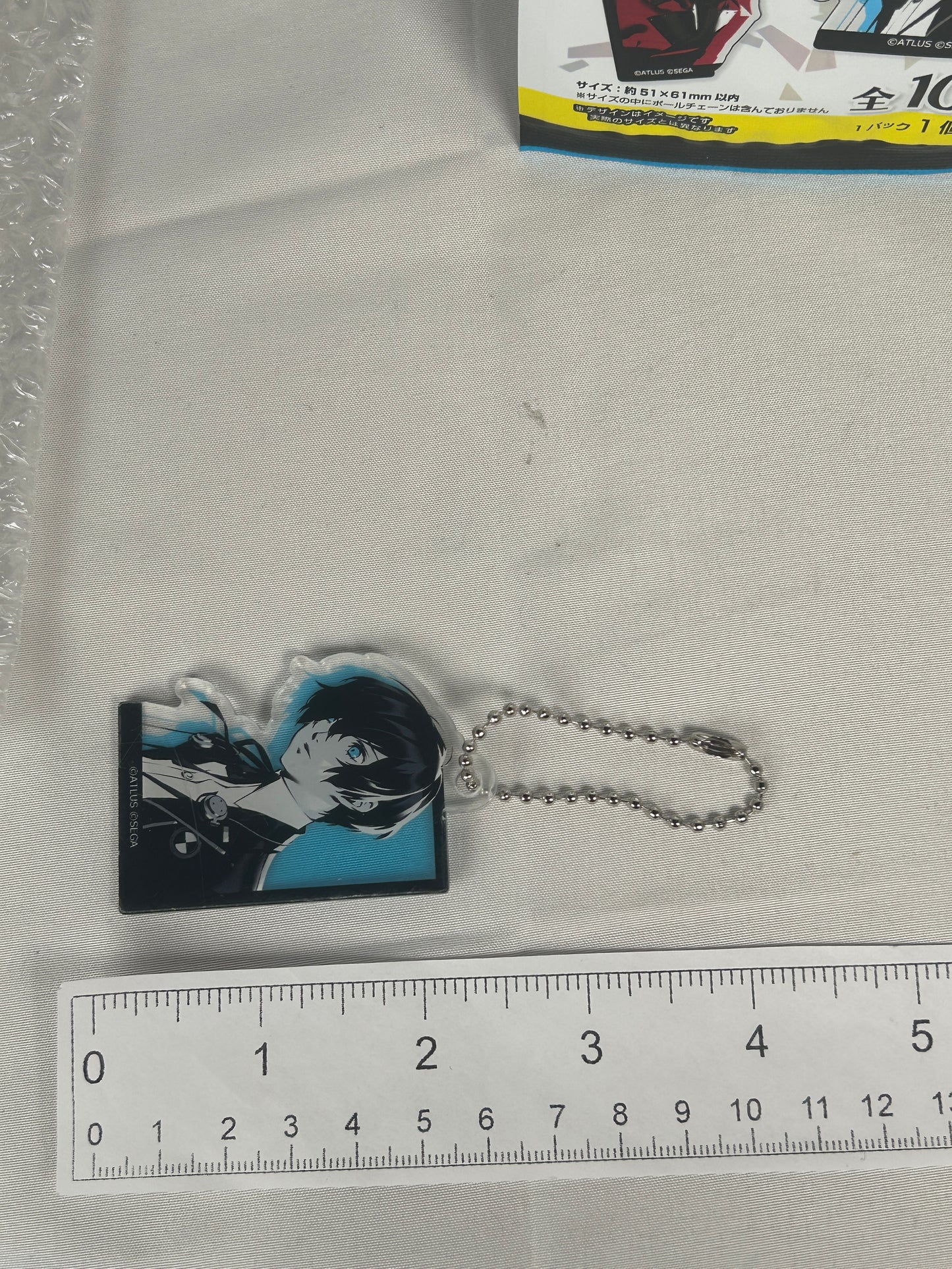 Makoto Yuki Portrait Acrylic Keychain Persona 3 Reload Friend Daiso