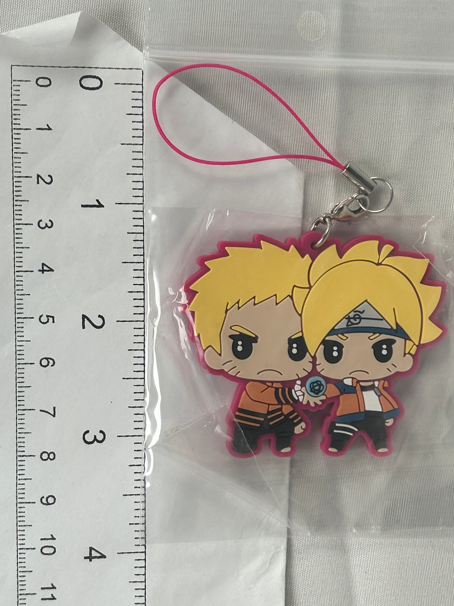 Boruto Naruto Rubber Keychain Charm Naruto Next Generations Ichiban Kuji G Prize