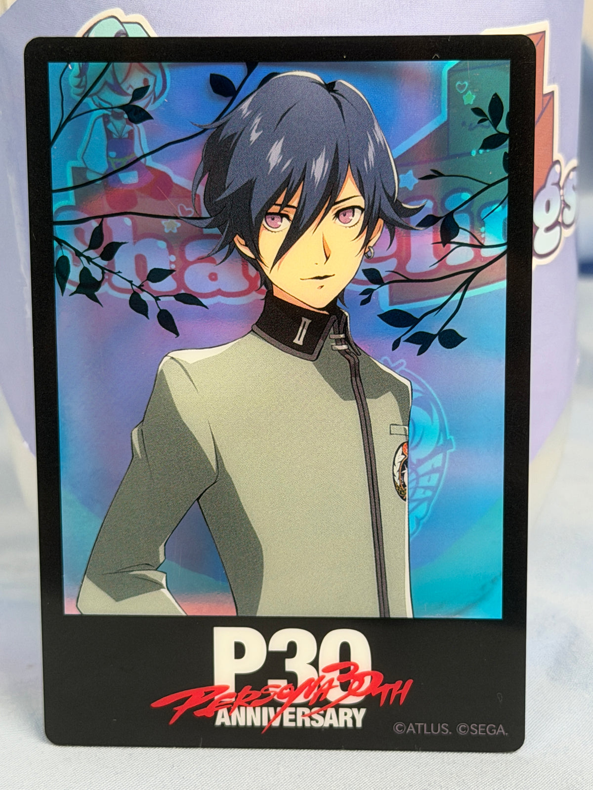 Naoya Toudou Holo Transparent Card Persona 1 30th Anniversary