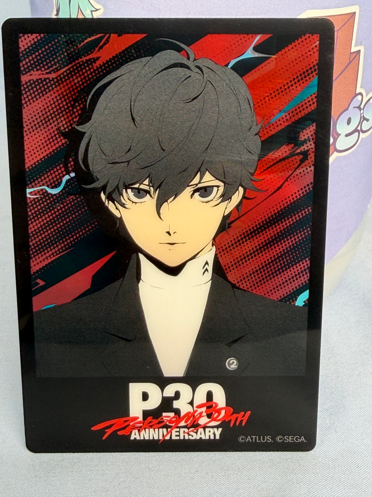 Ren Amamiya Joker Holo Transparent Card Persona 5 Royal 30th Anniversary