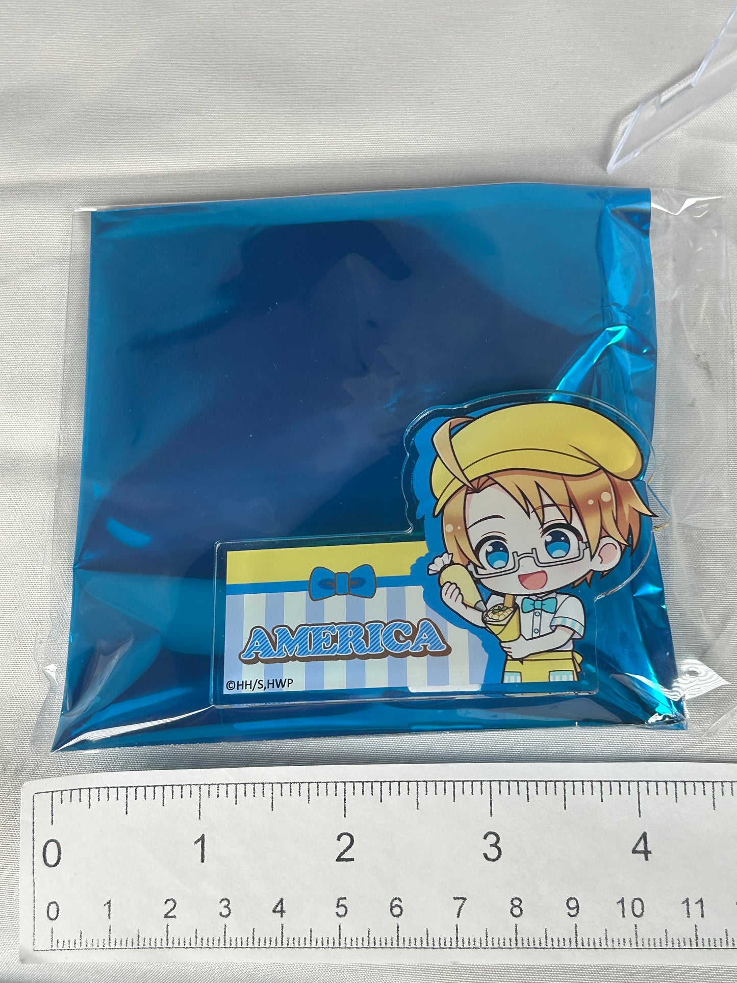 America Acrylic Clip Hetalia World Stars x Amo Crepe Collaboration
