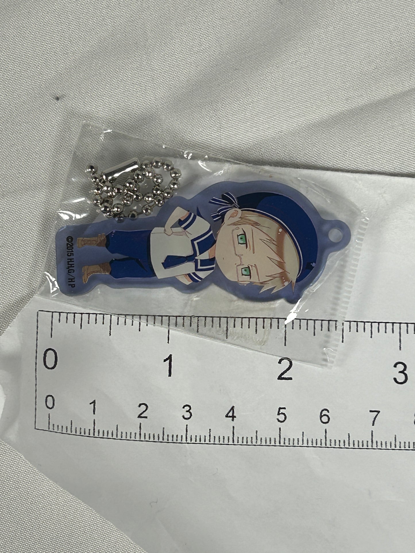 Sweden Sailor Uniform Blue Acrylic Keychain Hetalia Axis Powers