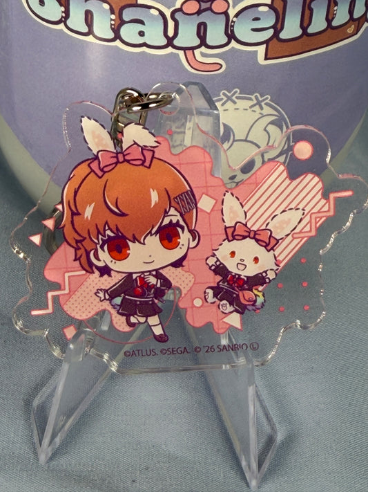 Kotone Shiomi Wish Me Mell Acrylic Keychain Persona 3 Portable x Sanrio