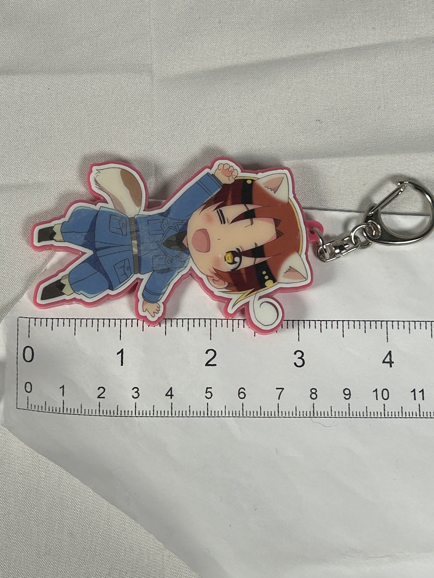 Italy Veneziano Pink Acrylic Keychain Hetalia The World Twinkle Nanjatown 2015