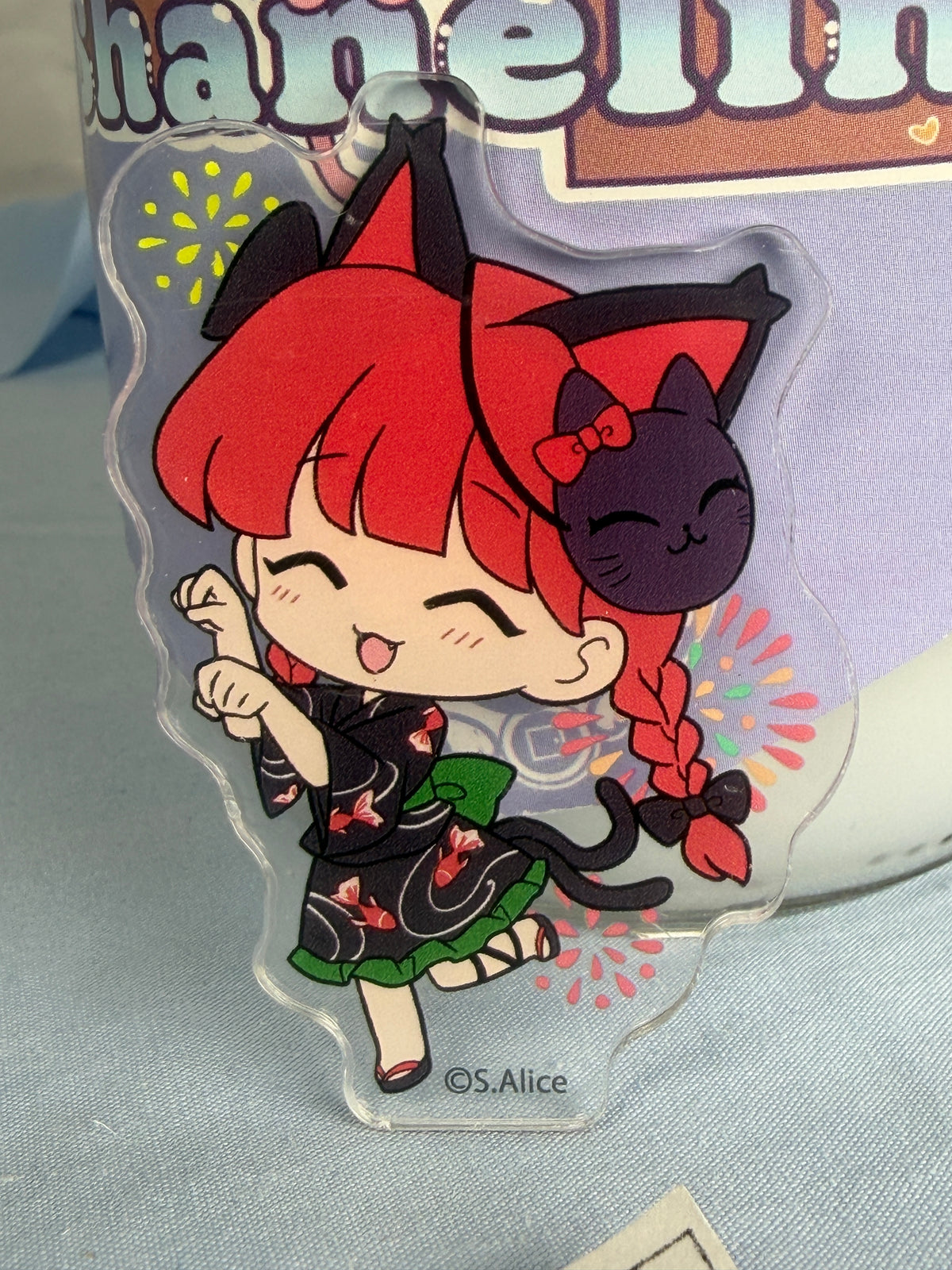 Rin Kaenbyou Summer Festival Acrylic Sticker Touhou Project LEC