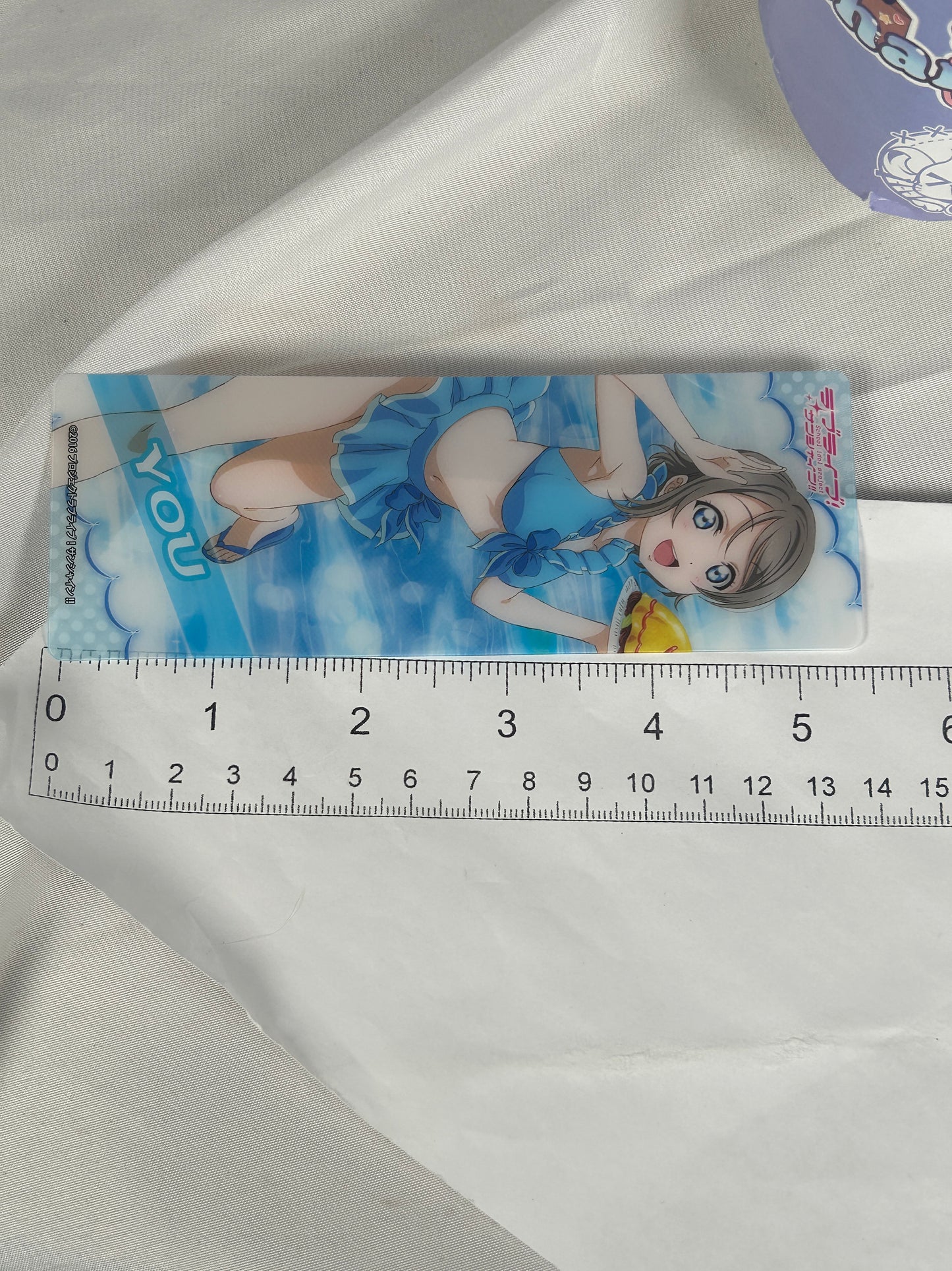 You Watanabe Swimsuit Plastic Bookmark Love Live Aqours Sunshine