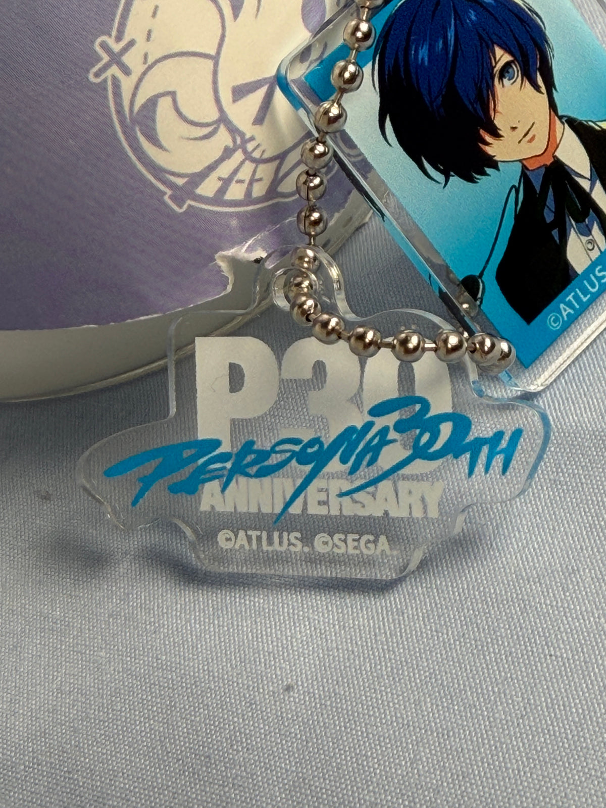 Makoto Yuki Acrylic Keychain Persona 3 Reload 30th Anniversary Harakado Cafe