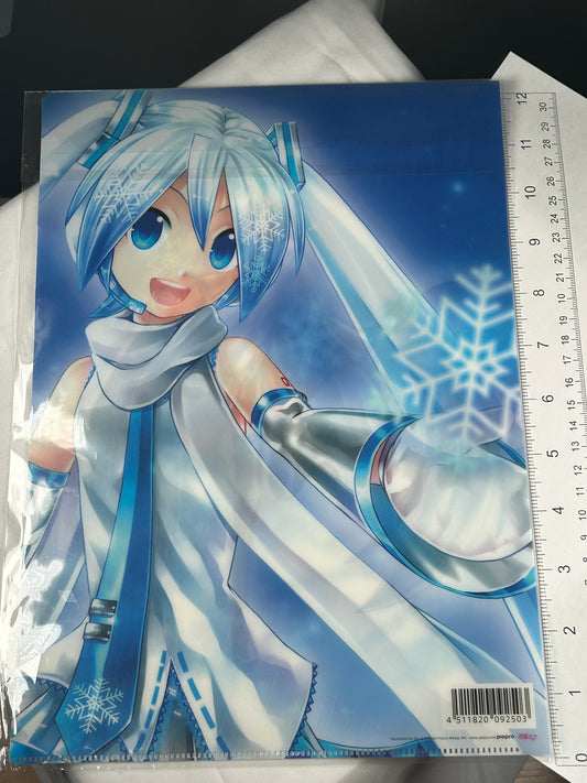 Snow Miku 2014 Sky Town 2nd Anniversary Clear File Vocaloid