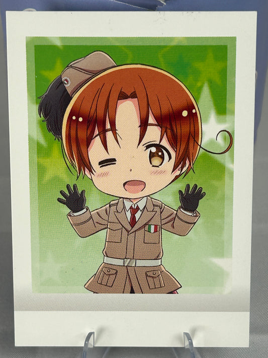 Italy Chibi Poloroid Style Card Hetalia World Stars Movic