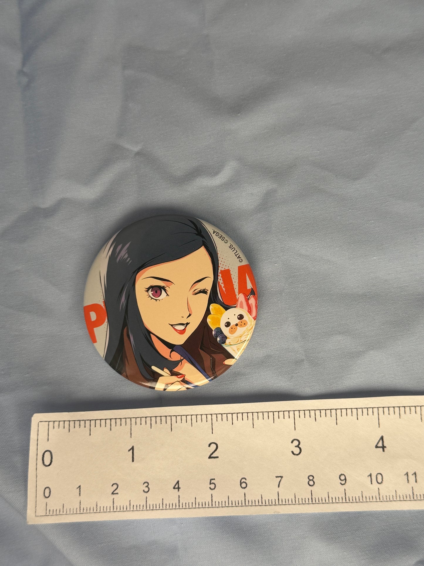Maya Amano Button Badge Pin Persona 2 Innocent Sin Hakkeijima Sea Paradise