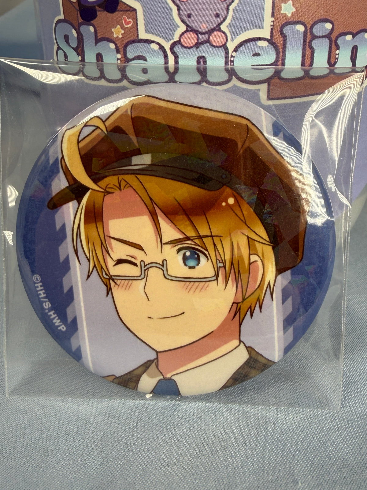 America Postman Can Badge Pin Hetalia World Stars