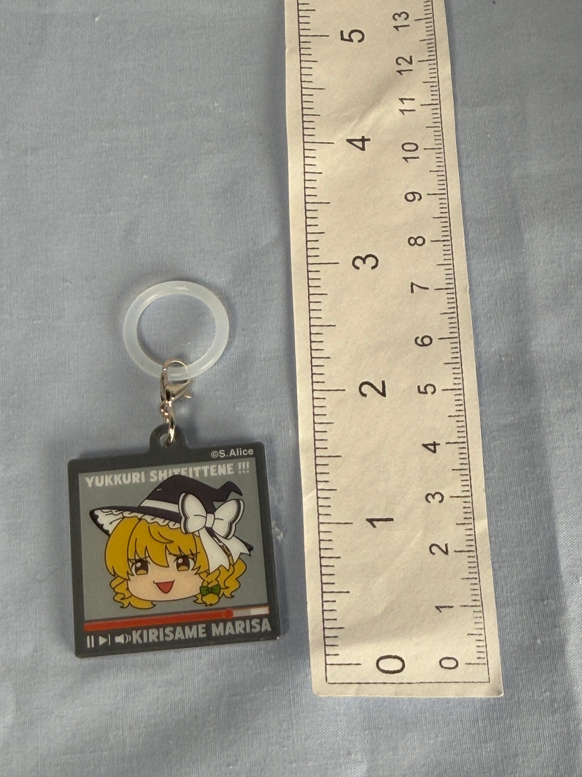 Marisa Kirisame Take it Easy! Acrylic Charm Keychain Vol 2 NIC Touhou Project