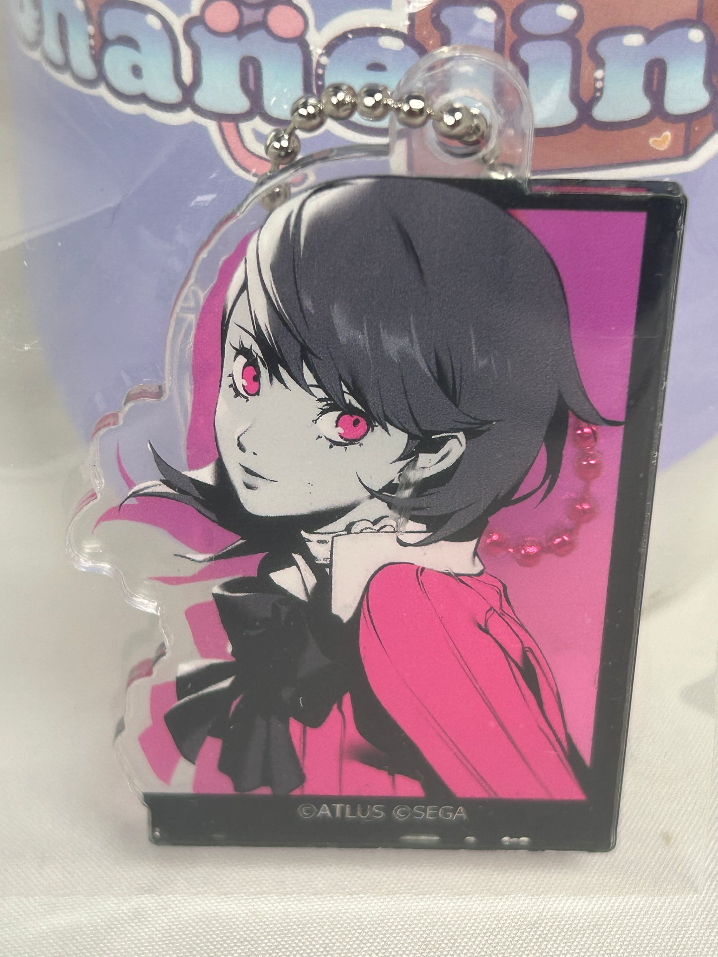 Yukari Takeba Portrait Acrylic Keychain Persona 3 Reload Friend Daiso