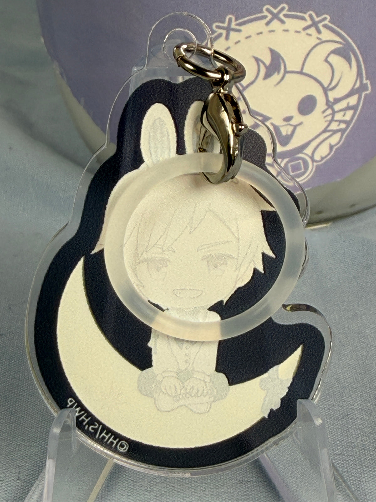 Prussia Bunny Moon Acrylic Keychain Hetalia World Stars Amo Café 2026