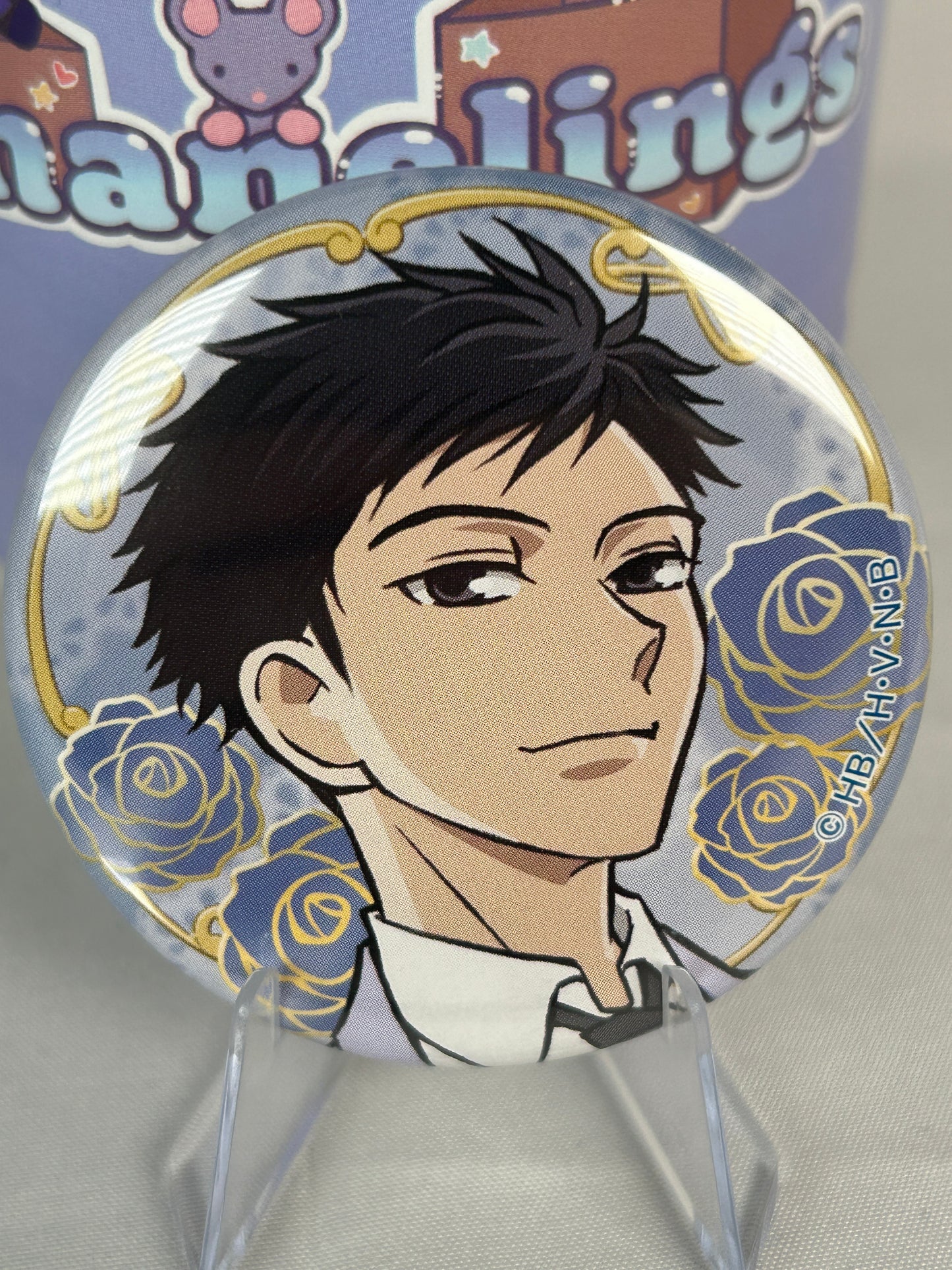 Morinozuka Takashi Badge Button Ouran Highschool Host Club 20th Anniversary