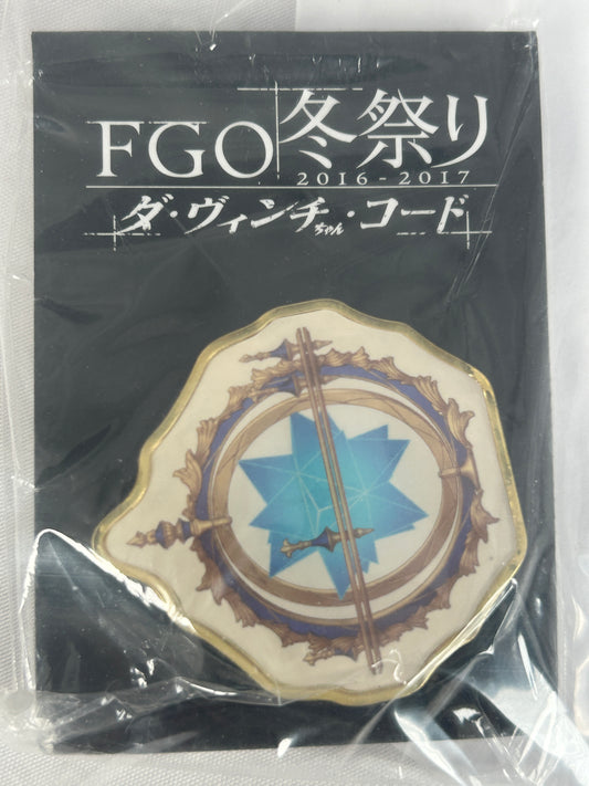 Da Vinci Code Winter Festival Pin Badge Fate Grand Order
