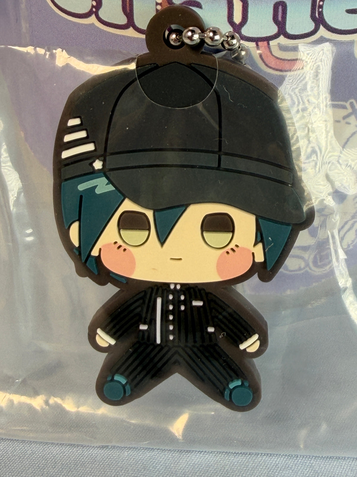 Shuichi Saihara Mochidoru Art Rubber Keychain Danganronpa V3