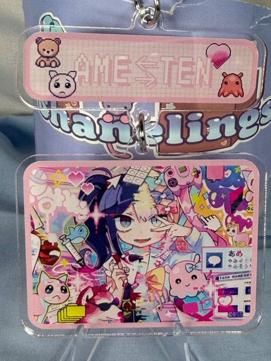 Ame-Chan KAngel Acrylic Keychain Needy Streamer Overload Nidiga Exhibition 4
