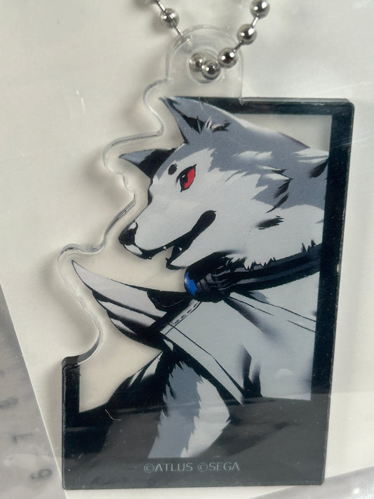 Koromaru Portrait Acrylic Keychain Persona 3 Reload