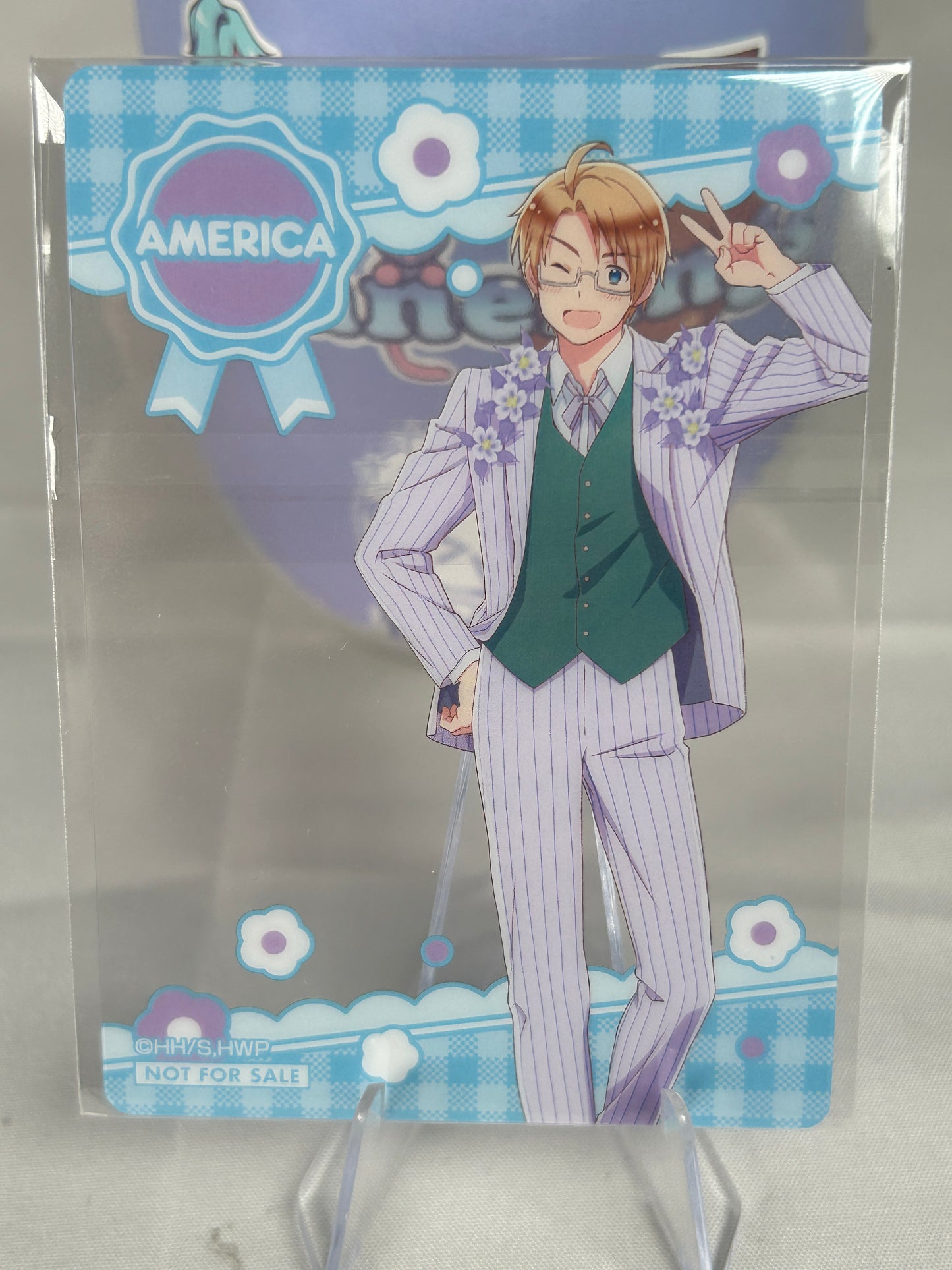 America Flower Parade Ver. Transparent Card Hetalia World Stars Medicos