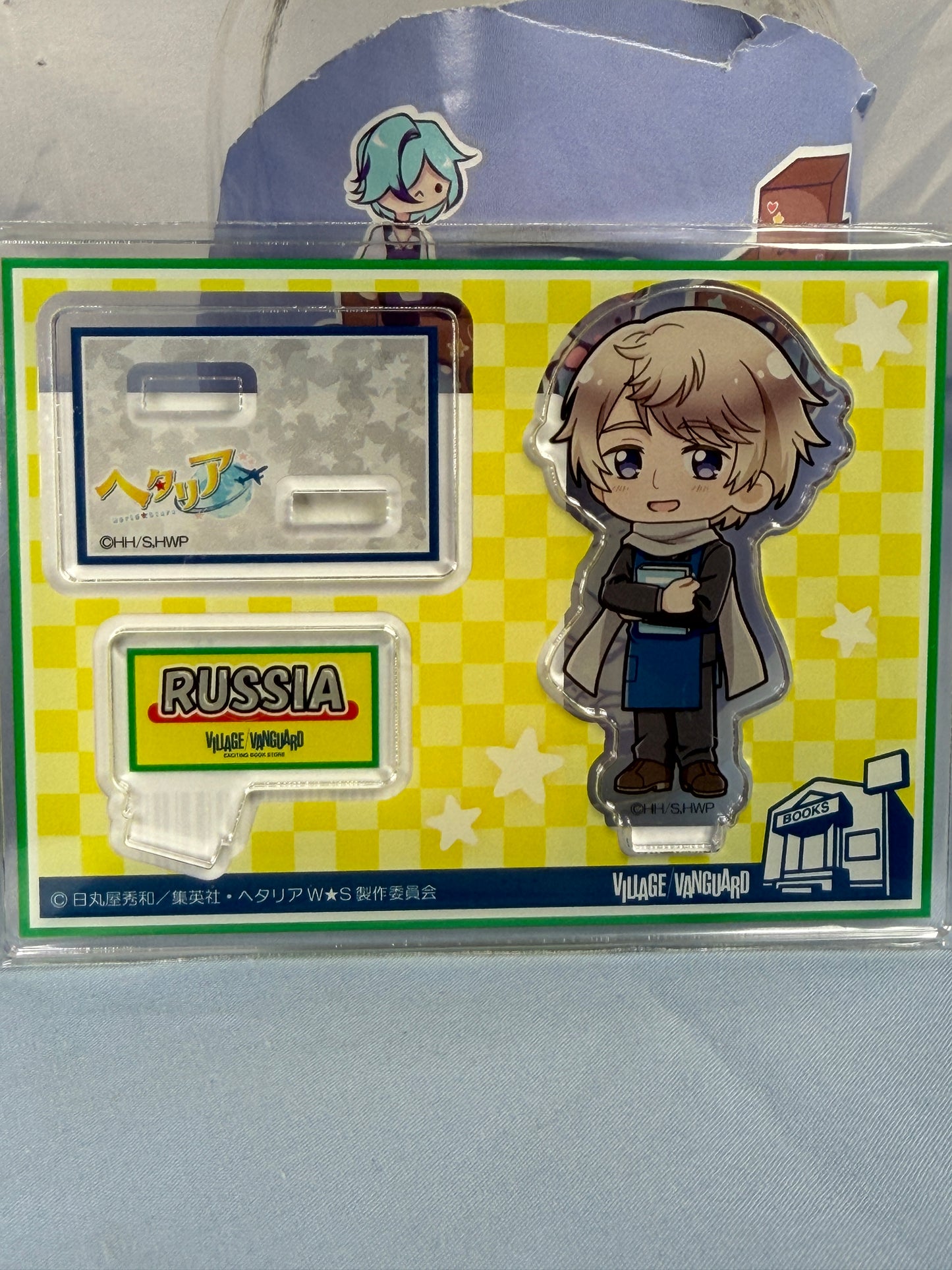 Russia Acrylic Stand Hetalia World Stars x Village Vanguard Collaboration