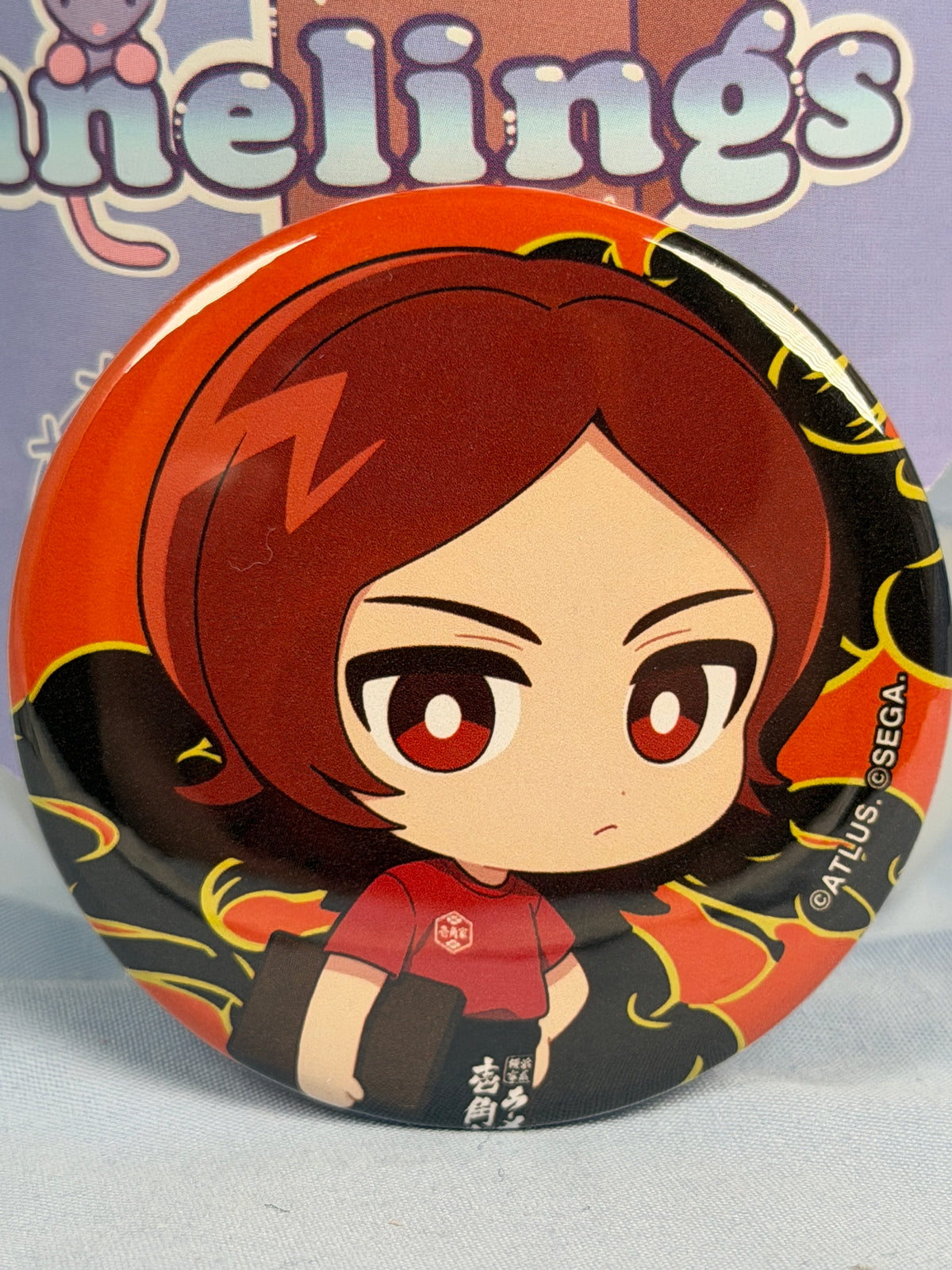 Tatsuya Suou Ramen Can Badge Persona 2 Innocent Sin Ichikakuya Collaboration