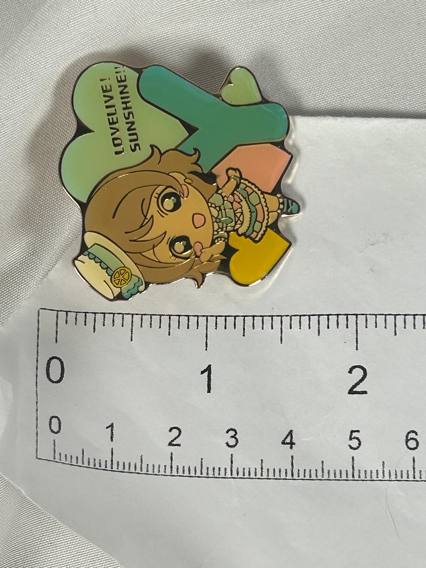 You Watanabe Metal Pin Badge Love Live Aqours Sunshine
