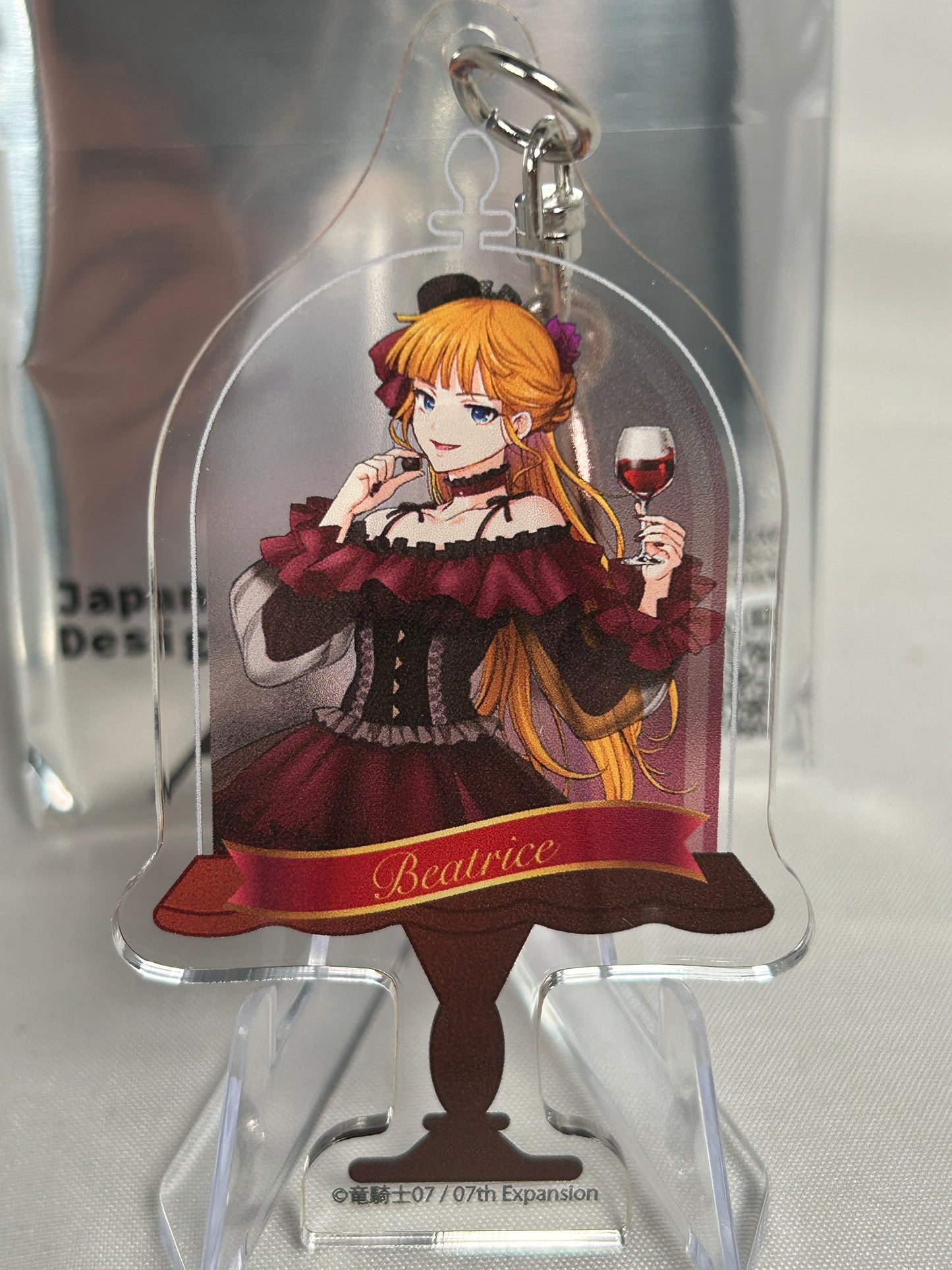 Beatrice Dolce Ver Vase Acrylic Keychain Umineko When They Cry A3